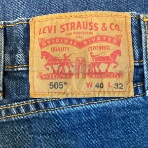 505 Levi Mens Jeans W40 L32
